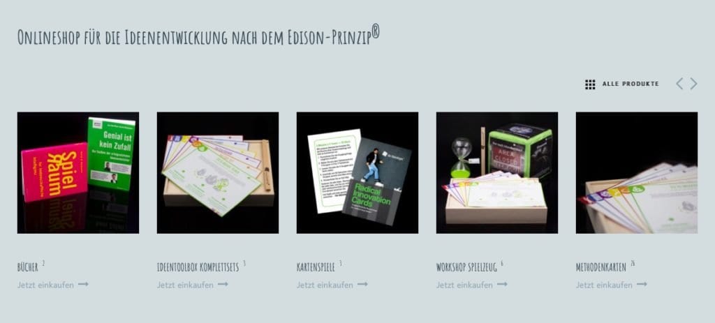 Webshop Ideen-toolbox