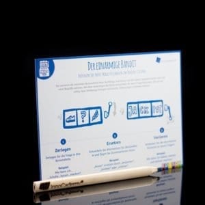 Der Einarmige Bandit - Methodenkarte für Innovationsworkshops online bestellen