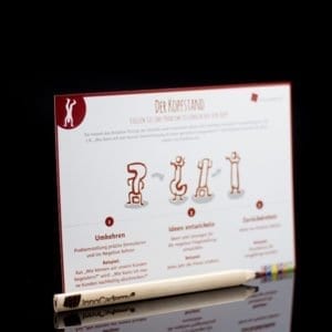 Methodenkarte Kopfstandtechnik für die Ideenentwicklung und den Innovationsworkshop