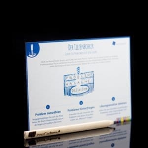 Der Tiefenbohrer - Methodenkarte für Innovationsworkshops online bestellen