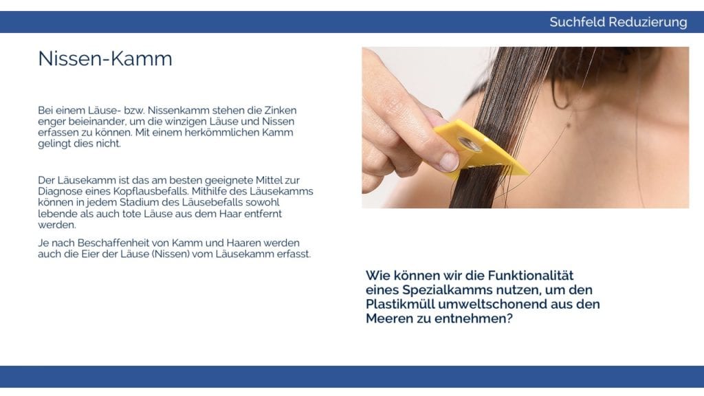 Nissen-Kamm - Beispiel einer Inspirationsrecherche