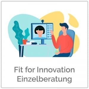 Fit for Innovation, die innoXperts Einzelberatung: direkt, diskret, digital