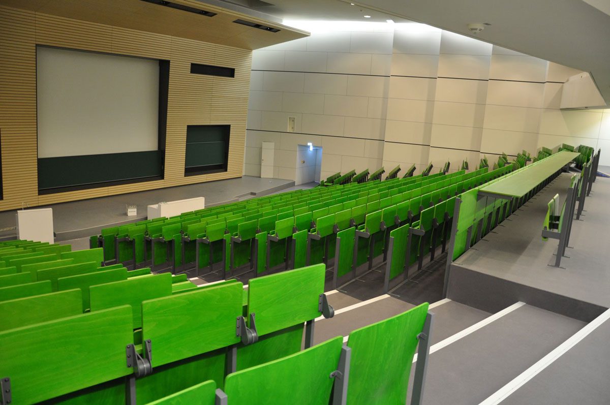 Das Audimax der Hochschule München am Campus Pasing